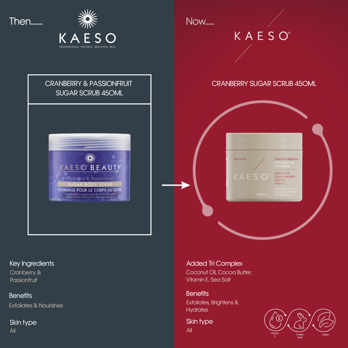 KAESO Experience Cranberry Sugar Scrub 450ml