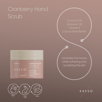 KAESO Hand Care Cranberry Hand Scrub 100ml