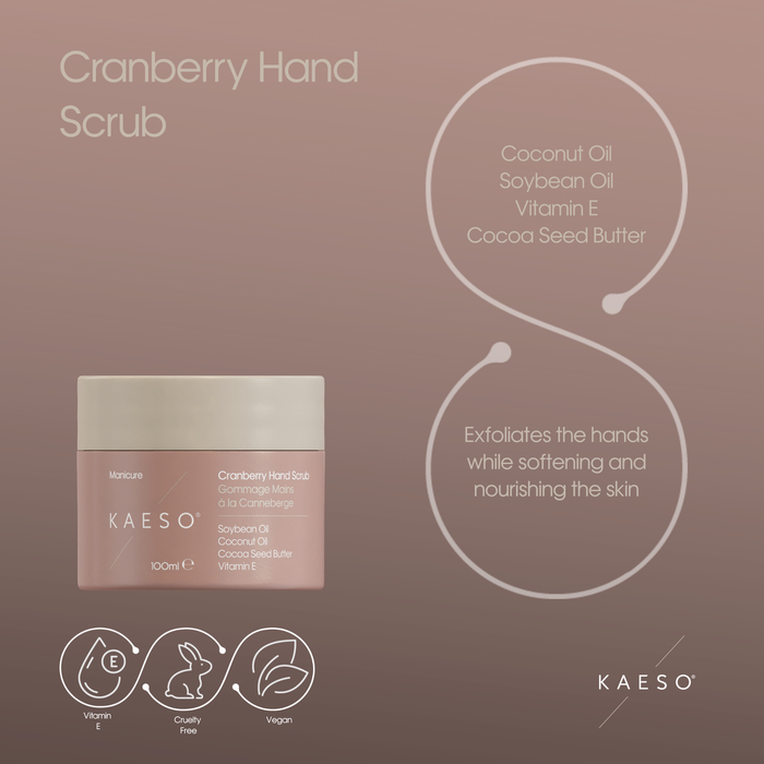 KAESO Hand Care Cranberry Hand Scrub 100ml