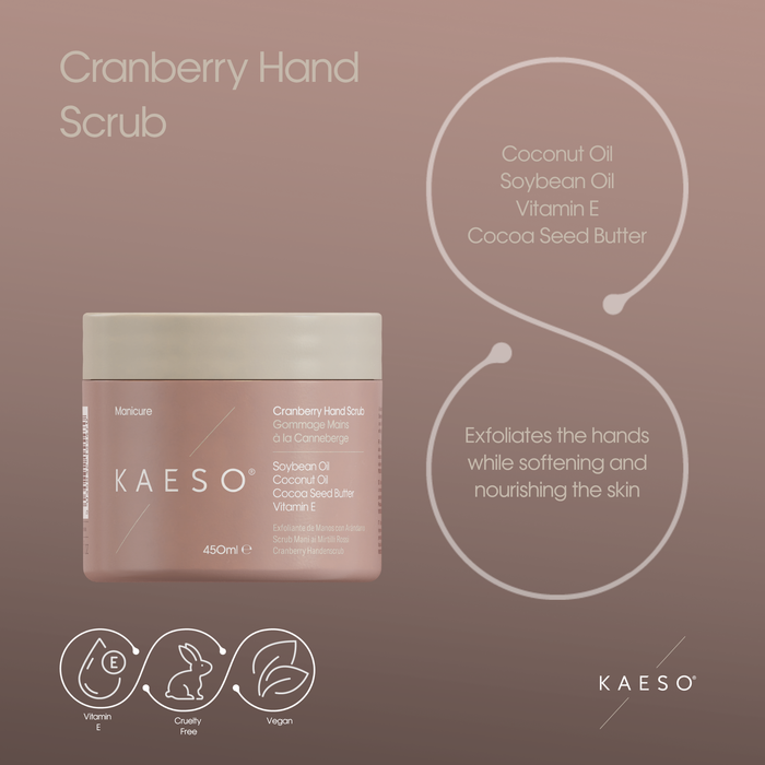 KAESO Hand Care Cranberry Hand Scrub 450ml