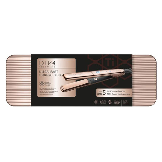 Diva Ultra Fast Titanium Styler Gold