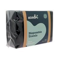 Ecodri Disposable Towels - Black - Pack Of 50