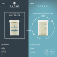 KAESO Foot Care Menthol-mint + Ginger Foot Scrub 1200ml