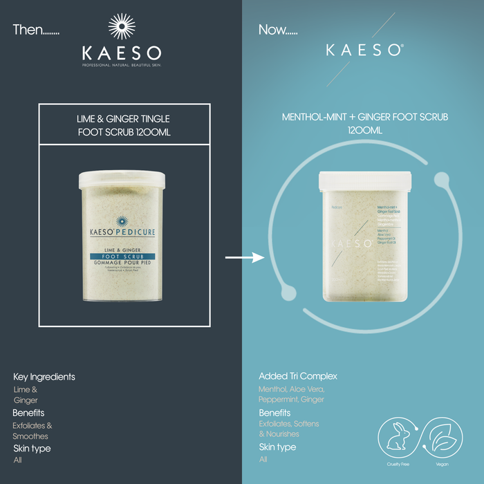 KAESO Foot Care Menthol-mint + Ginger Foot Scrub 1200ml