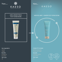 KAESO Foot Care Menthol-mint + Ginger Foot Scrub 250ml
