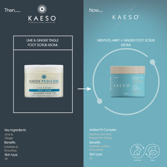 KAESO Foot Care Menthol-mint + Ginger Foot Scrub 450ml