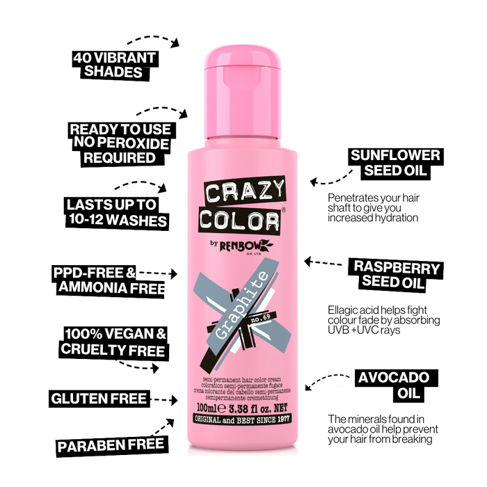 Graphite Crazy Color 100ml