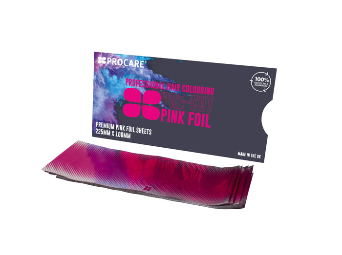 Procare Pink Pre-Cut Foil Strips Large