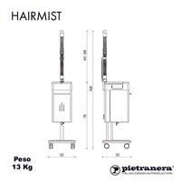 Pietranera Trolley Mounted Steamer Hairmist