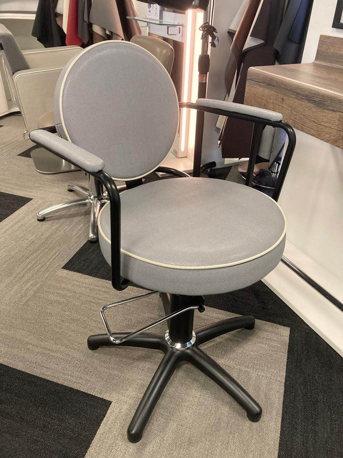 REM Calypso Styling Chair Ex-Display Discontinued (Fabric Grey Mantra)