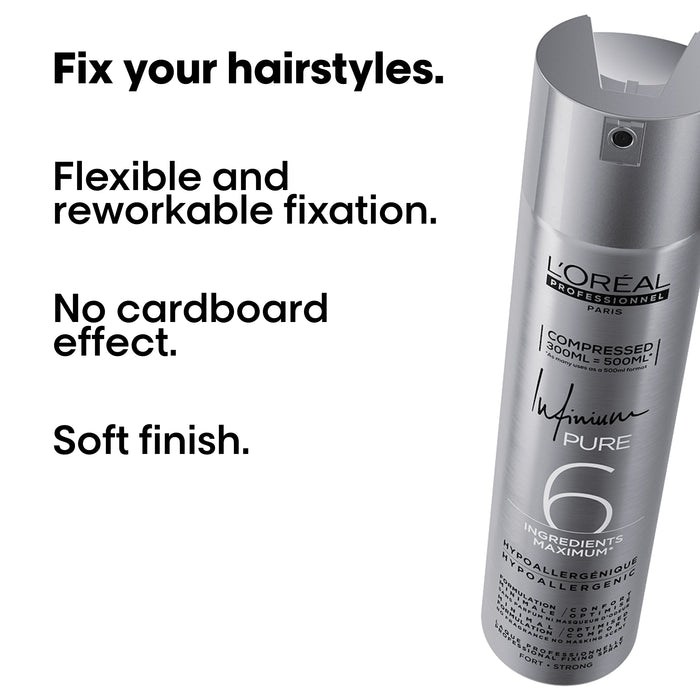 L'Oréal Professionnel Infinium Pure 6 Hairspray 500ml