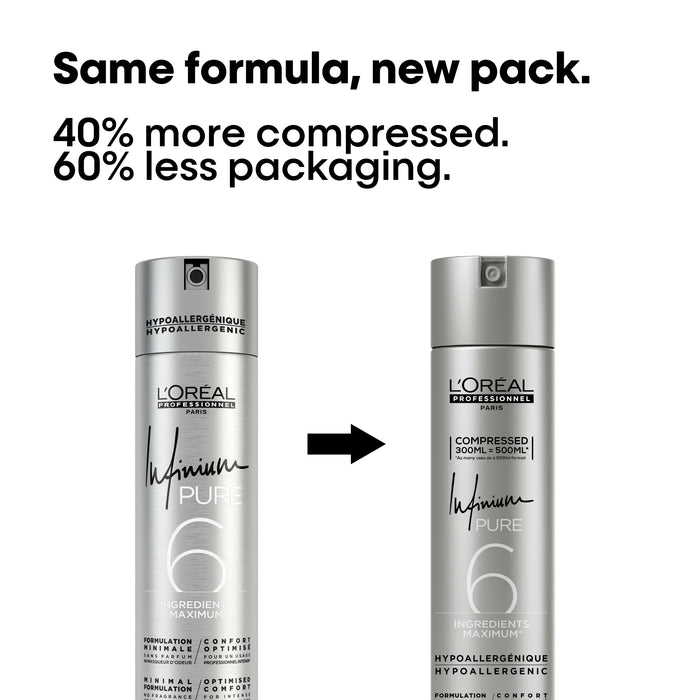 L'Oréal Professionnel Infinium Pure 6 Hairspray 500ml