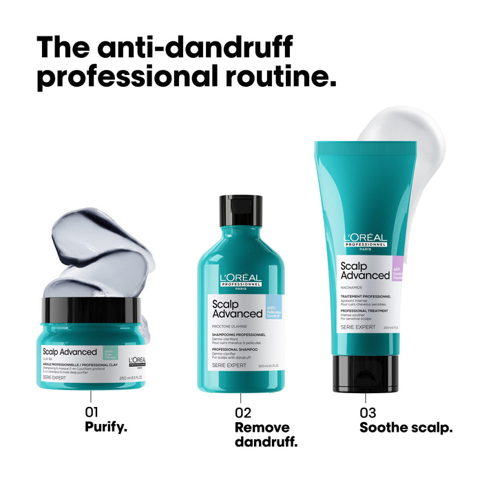 L'Oréal Serie Expert Scalp Advanced Anti-Dandruff Dermo Clarifier Shampoo 300ml