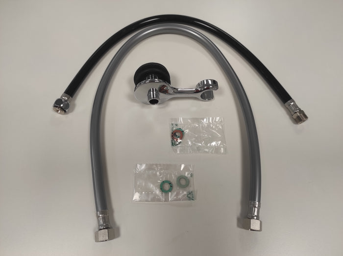 Pietranera Kit Fork with Short Flexible Hose for Drip-Proof Mixer - Express Delivery