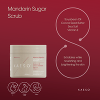 KAESO Experience Mandarin Sugar Scrub 450ml