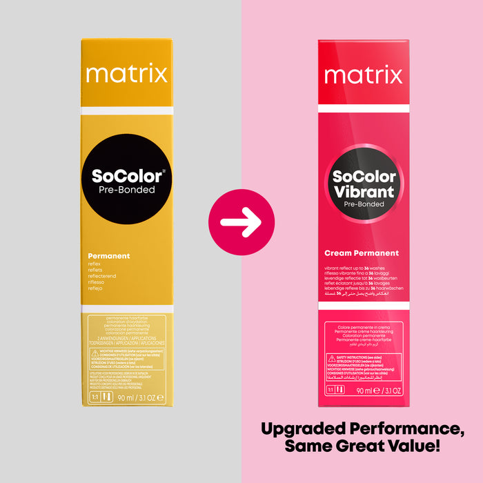 NEW Matrix Socolor Pre-Bonded Permanent Hair Color 90ml
