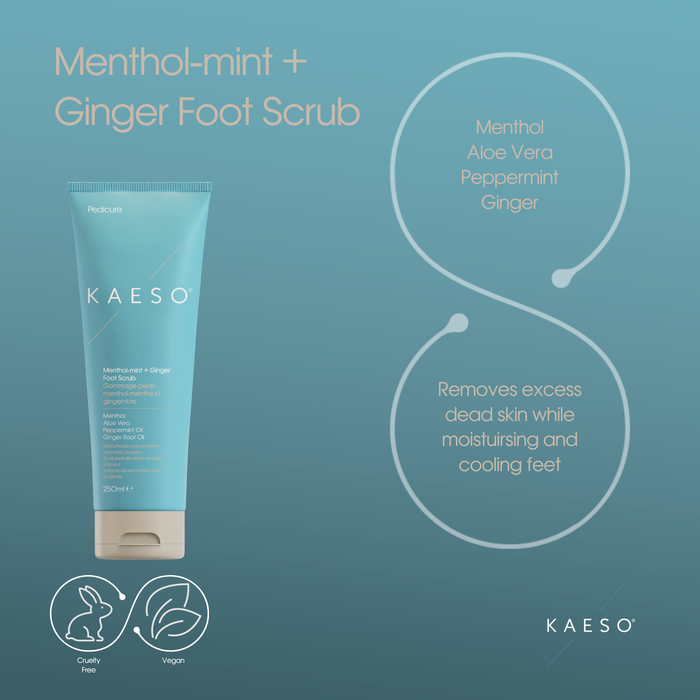 KAESO Foot Care Menthol-mint + Ginger Foot Scrub 250ml