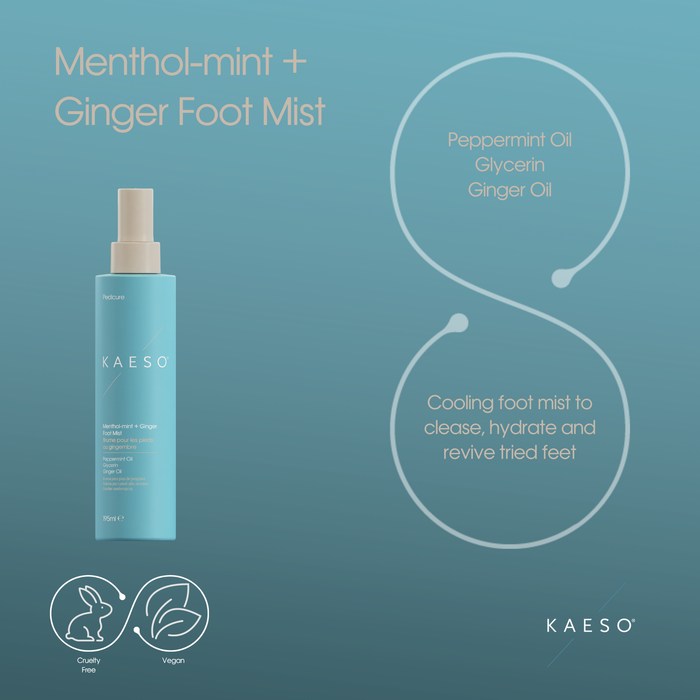 KAESO Foot Care Menthol-Mint + Ginger Foot Mist 195ml