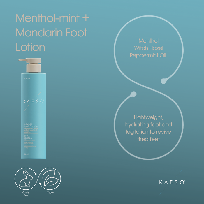 KAESO Foot Care Menthol-mint + Mandarin Foot Lotion 485ml