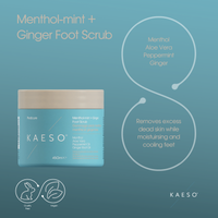 KAESO Foot Care Menthol-mint + Ginger Foot Scrub 450ml