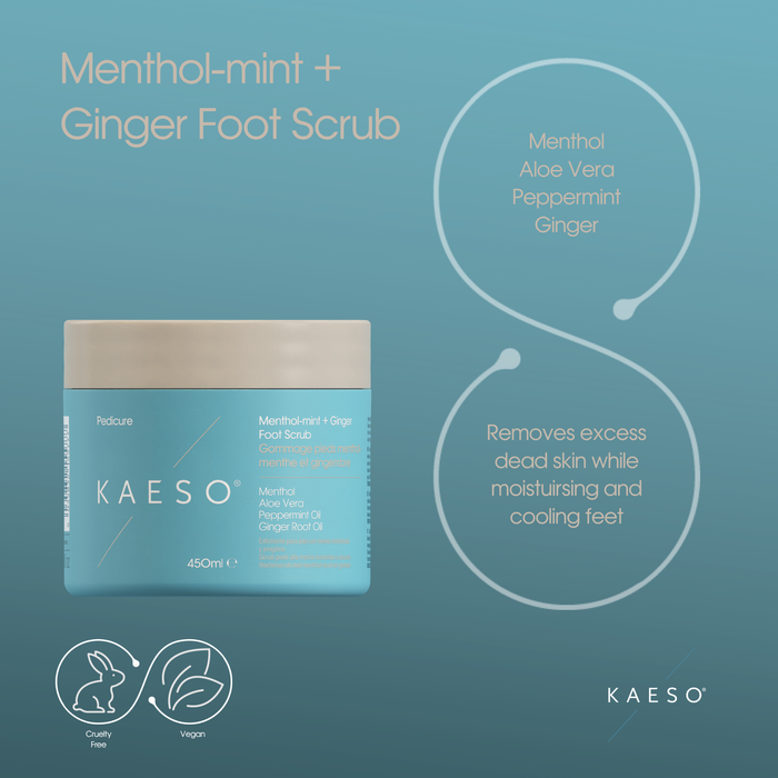 KAESO Foot Care Menthol-mint + Ginger Foot Scrub 450ml