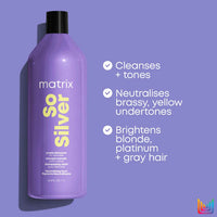 Matrix So Silver Litre Duo Pack