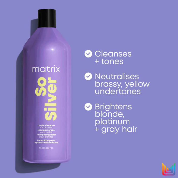 Matrix So Silver Litre Duo Pack