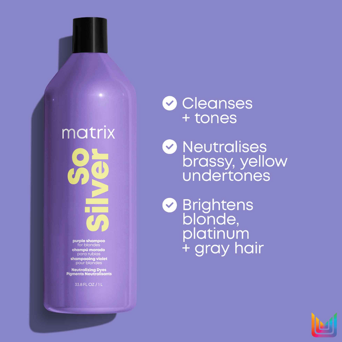 Matrix Total Results So Silver Purple Shampoo Litre