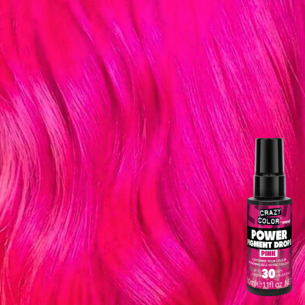 Crazy Colour Pink Power Pigment Drops 30ml