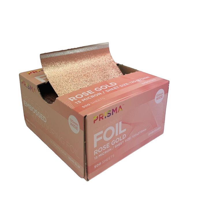 Prisma Rose Gold Patterned Foil 120mm x 273mm