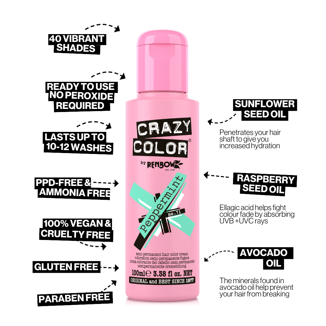 Peppermint Crazy Color – Salon Supplies