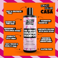Crazy Color Rainbow Hair Color Care Shampoo 250ml