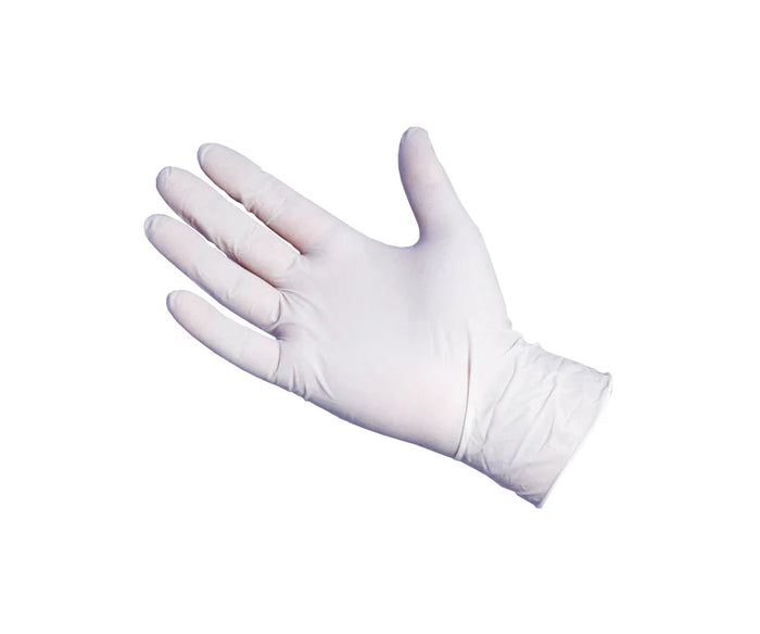 Latex Disposable Gloves Clear x 100