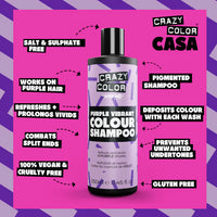 Crazy Color Rainbow Hair Color Care Shampoo 250ml