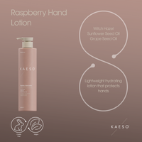 KAESO Hand Care Raspberry Hand Lotion 485ml