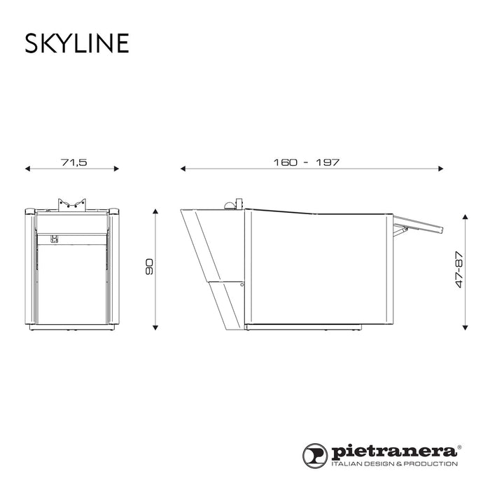 Pietranera Skyline Leg Lifting Backwash Bed Unit