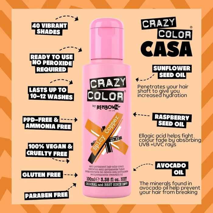 Spicy Copper Crazy Color 100ml