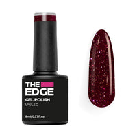 The Edge Gel Polish 8ml - The Chestnut Glitter