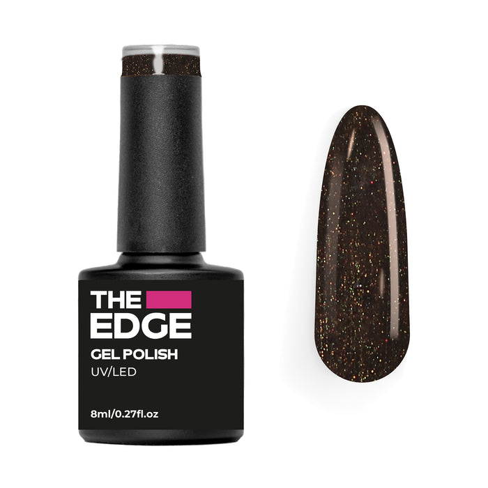 The Edge Gel Polish 8ml - The Deep Olive Shimmer