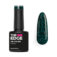 The Edge Gel Polish 8ml - The Emerald Glitter
