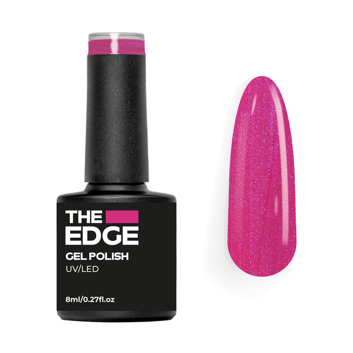The Edge Gel Polish 8ml - The Magenta Shimmer