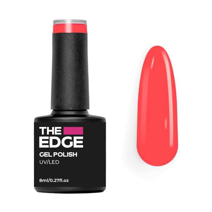 The Edge Gel Polish 8ml - The Neon Coral