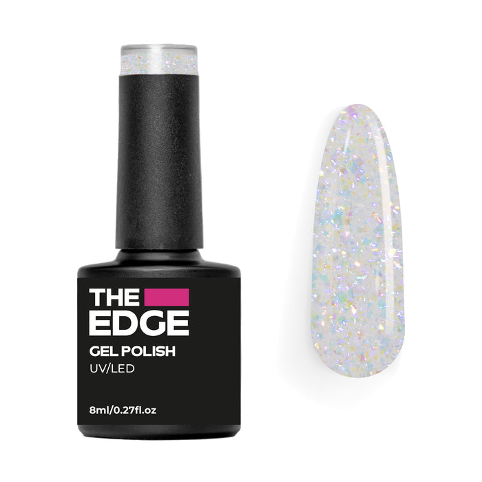 The Edge Gel Polish 8ml - The Rainbow Flake Topper