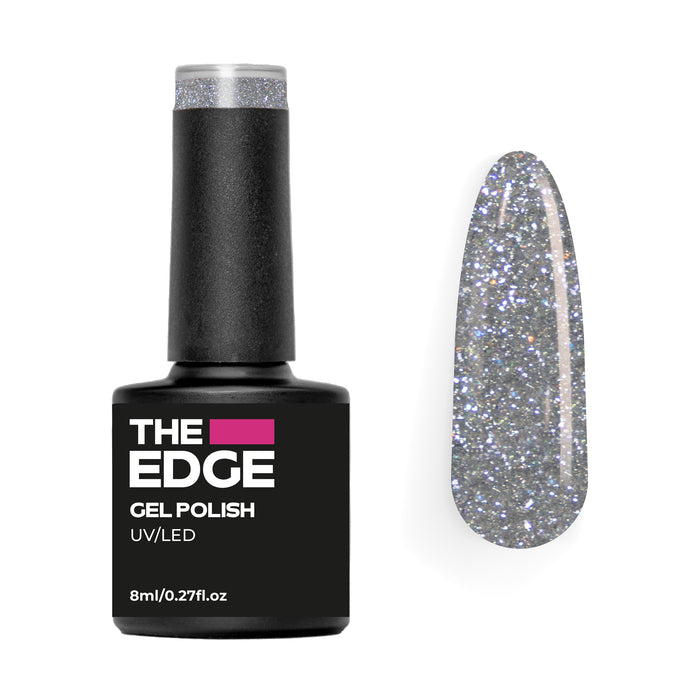 The Edge Gel Polish 8ml - The Reflective Silver