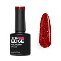 The Edge Gel Polish 8ml - The Ruby Glitter