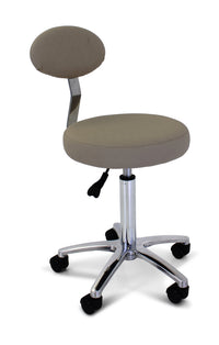 REM Therapist Stool With Backrest