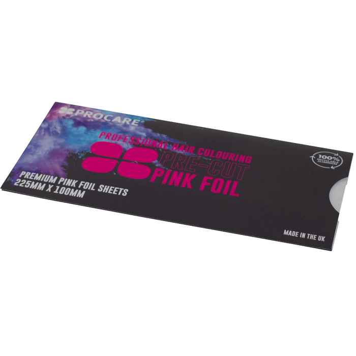 Procare Pink Pre-Cut Foil Strips Large