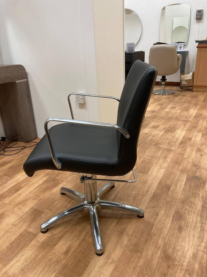 REM Ariel Styling Chair Black Ex-Display