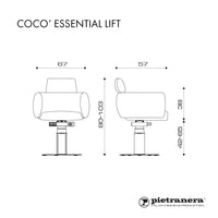 Pietranera Coco Essential Lift Styling Chair