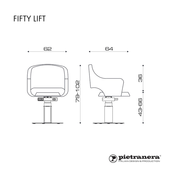 Pietranera Fifty Lift Styling Chair